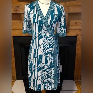 BCBG Max Azria Matte Jersey Wrap Dress